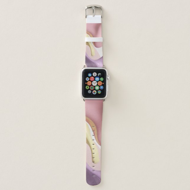 Apple watch band in stylish graphic (Front)