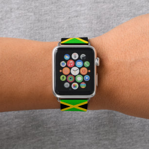 APPLE WATCH BAND JAMAICAN FLAG