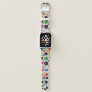 Apple Watch band with polka dots