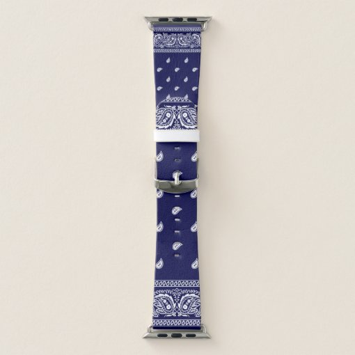 Apple Watch Bandana True Blue Apple Watch Band Zazzle