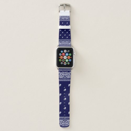 Apple Watch Bandana True Blue Apple Watch Band