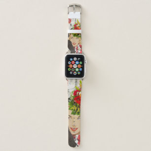 Apple Watch Bank Floral  Band