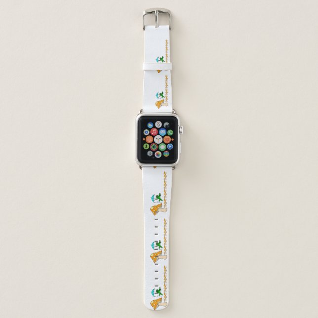 Apple Watch Bank Frog Mushroom Band (Front)