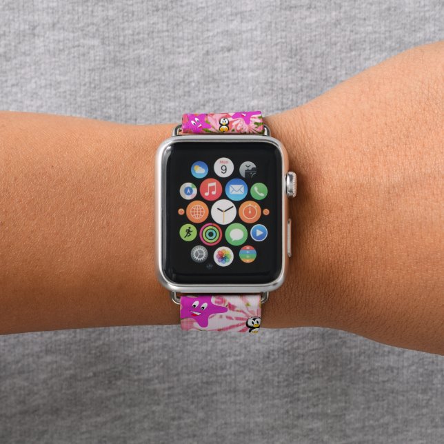 Apple Watch Bank Penguin Floral  Band (In Situ)