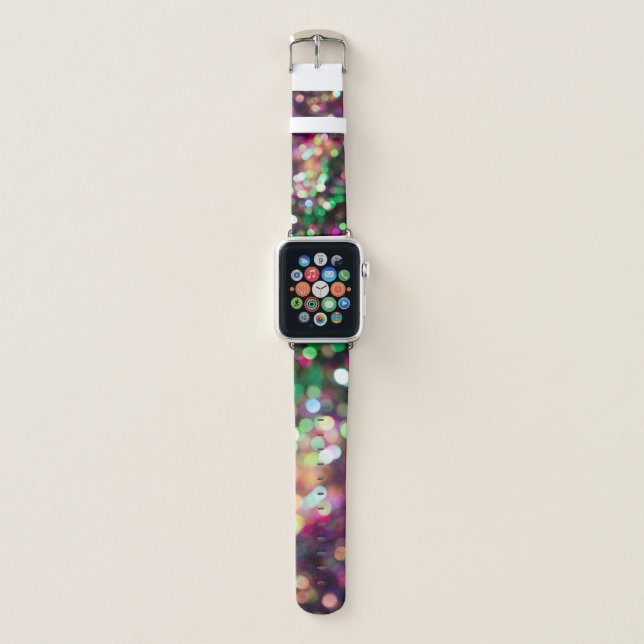 Apple Watch mit Funkeln, Glitzern und Bling Bling! Band (Front)