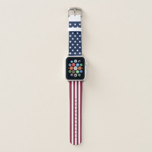 Apple Watch strap American flag