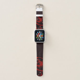apple watch with dragon style apple watch band