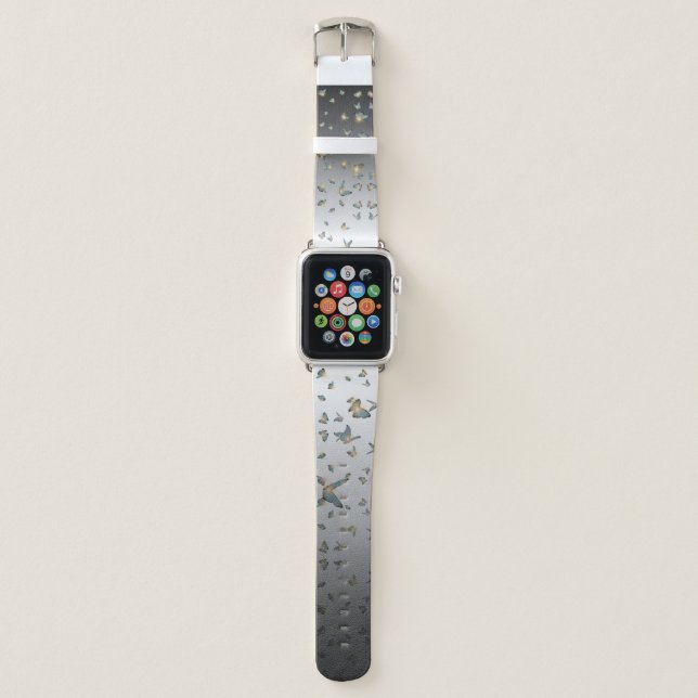 Apple Watch's Correa with Butterflies Apple Watch Band (Front)