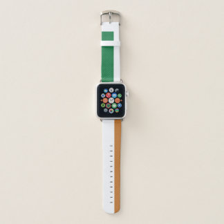 Apple Watch's strap colors Irish flag.