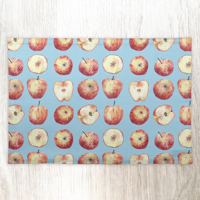 Apple Watercolor Cloth Placemat (Creator Uploaded)