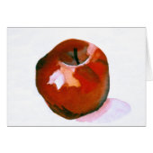 Apple Watercolor Painting (Front Horizontal)