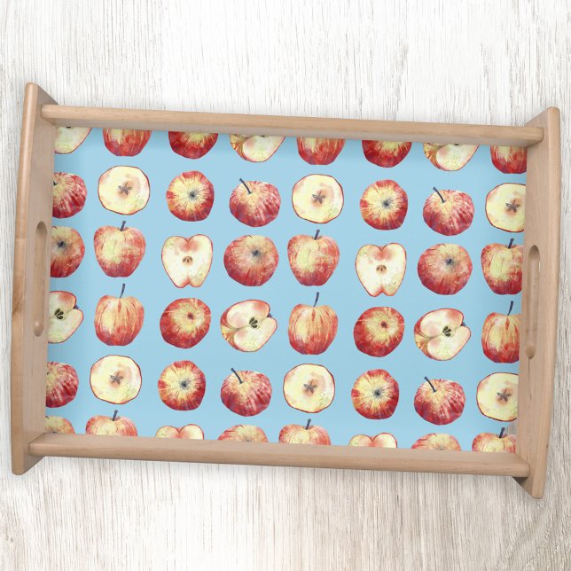 Apple Watercolor Serving Tray (Creator Uploaded)