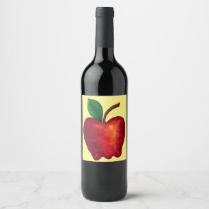 Apple wine label