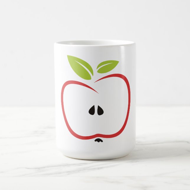 Apple with Leaves Mug (Center)