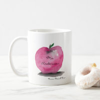 Apple with Teacher name, from student, custom