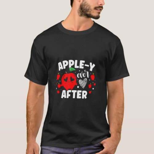Apple y Ever After Apple Squad Fruit  Apple Eater  T_Shirt