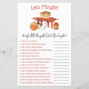 Apple-y Ever After! Let's Mingle Shower Game