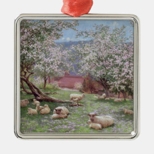 Appleblossom Metal Ornament