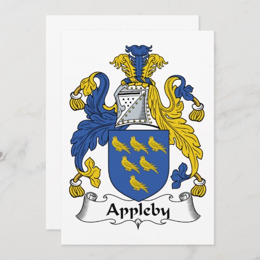 Appleby Family Crest (Front/Back)