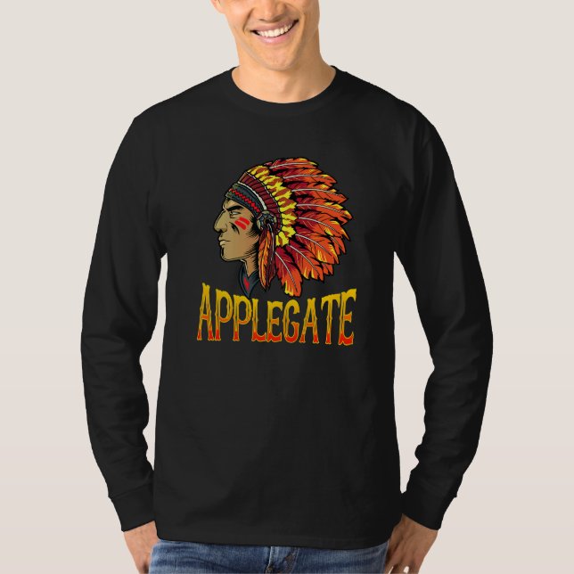 Applegate Tribe Native American Applegate Heritage T-Shirt (Front)
