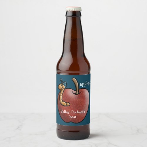 Applejack _ Hard Apple Cider _ Beer Bottle Label