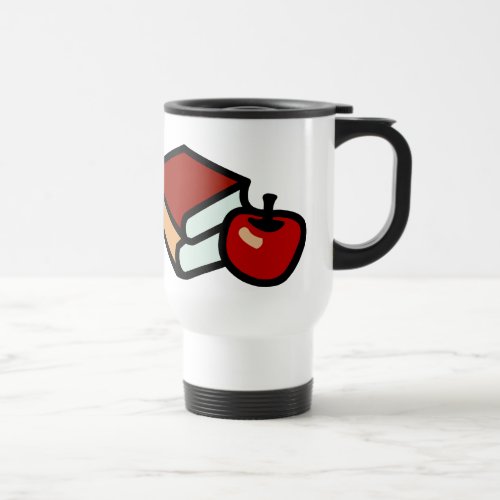 Apples And Books travel Mugs