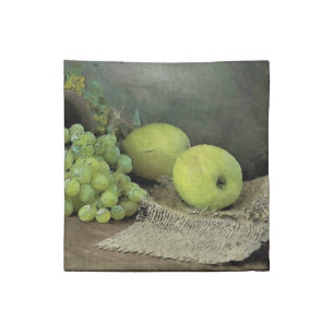 Apples and Grapes  Cloth Napkin
