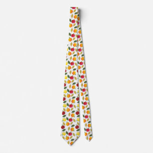 Apples and Leaves Neck Tie