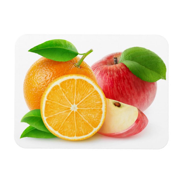 Apples and oranges magnet (Horizontal)