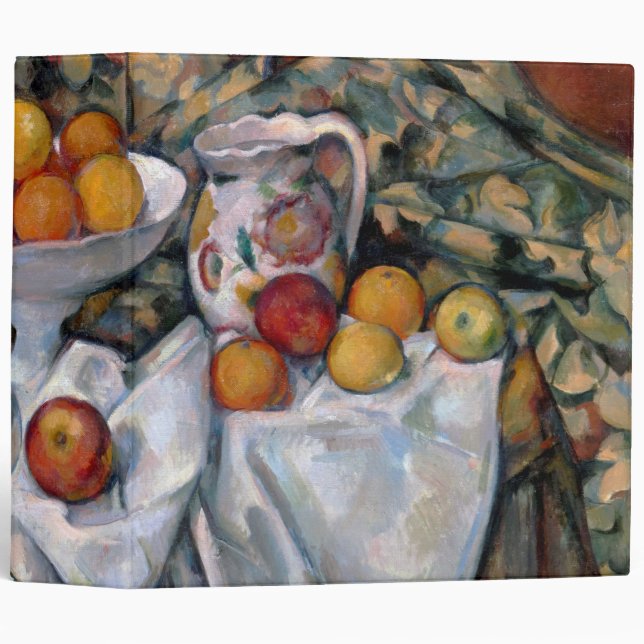 Apples and Oranges, Paul Cezanne, 1895-1900 3 Ring Binder (Front/Spine)