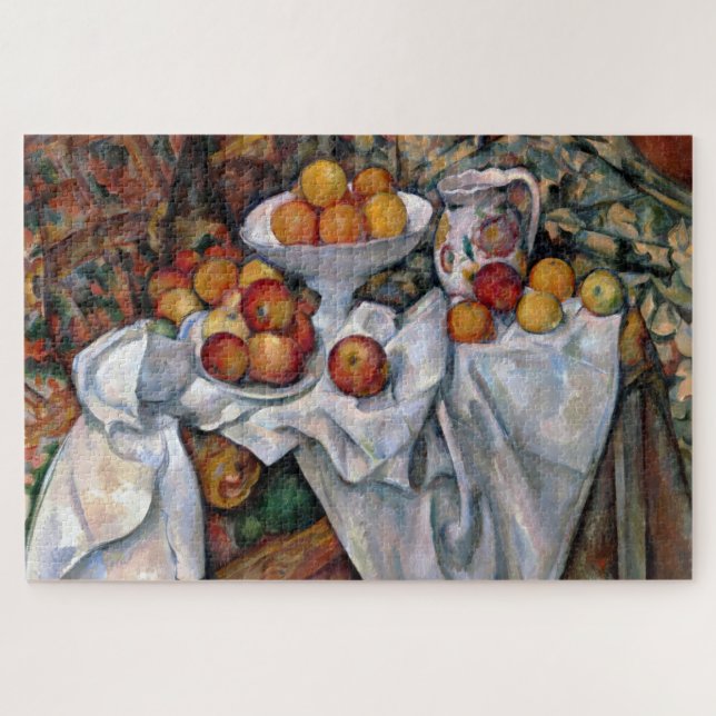 Apples and Oranges, Paul Cezanne, 1895-1900 Jigsaw Puzzle (Horizontal)