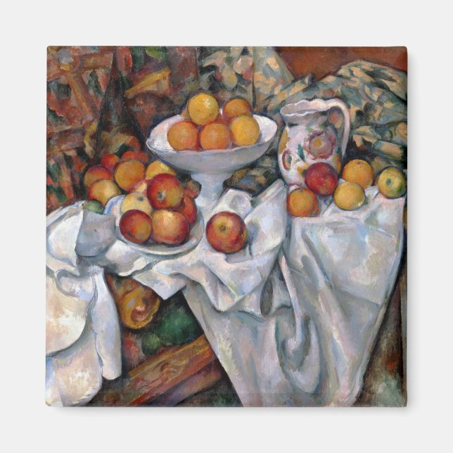 Apples and Oranges, Paul Cezanne, 1895-1900 Magnet (Front)