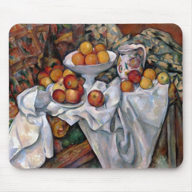 Apples and Oranges, Paul Cezanne, 1895-1900 Mouse Pad (Front)