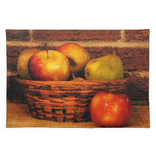 Apples and Pears Cloth Placemat