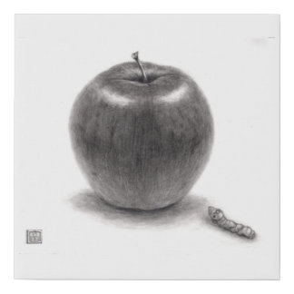Apples and Pears Faux Canvas Print