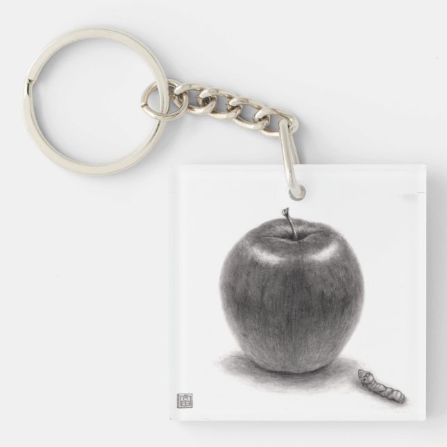 Apples and Pears Keychain (Front)