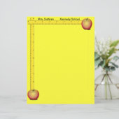 Apples and Rulers Teachers Paper (Sunshine Yellow) (Standing Front)