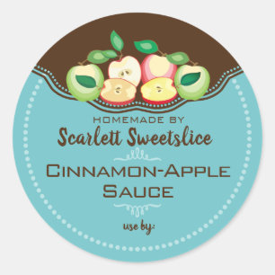 Apples applesauce pie filling fruit canning labels