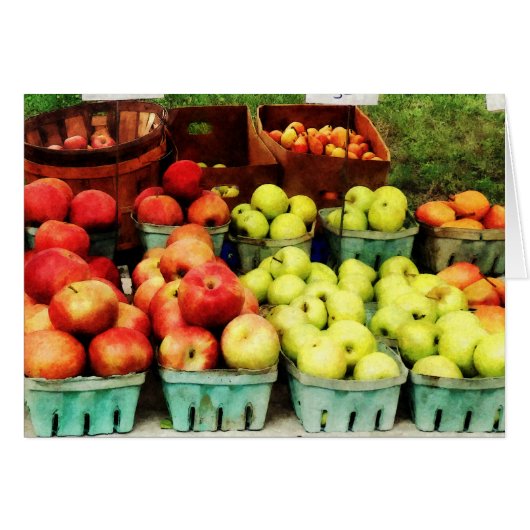 Apples at Farmer's Market (Front Horizontal)