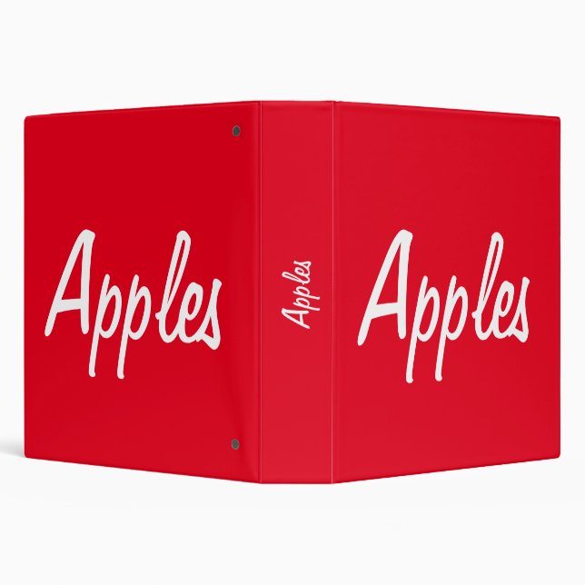 Apples Binder (Background)