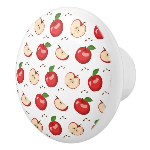 Apples Ceramic Knob