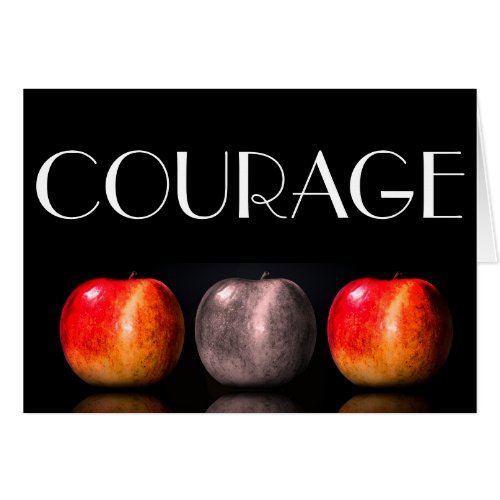 Apples COURAGE Greeting Card