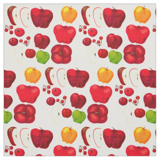 Apples & Cranberries fabric