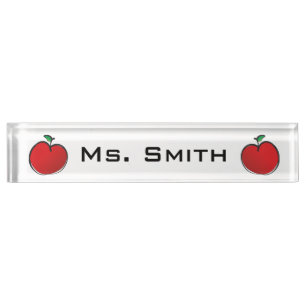 Apples Desk Name Plate