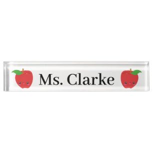 Apples Desk Name Plate