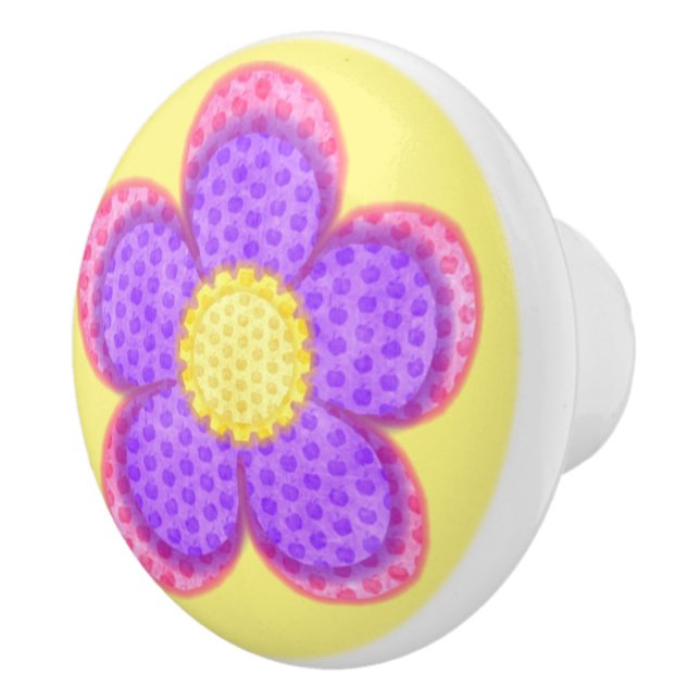 Apples Flower Ceramic Knob (Right)