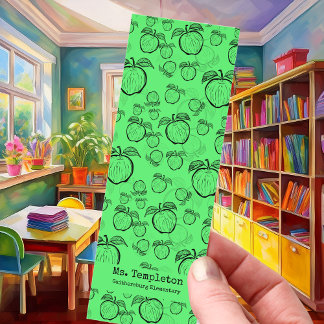 Apples for Teacher Appreciation Bookmarks