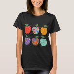 Apples Fruit Pattern Fun Fall Autumn T-Shirt