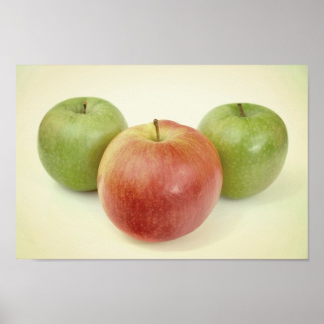 Apples Fruit Photo Poster (Front)
