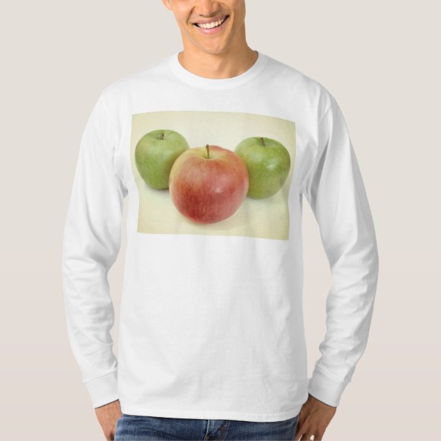 Apples Fruit Photo T-Shirt (Front)